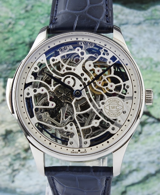 (image for) IWC Portuguese Squelette Skeleton Minute Repeater In 18K White Gold / IW524101
